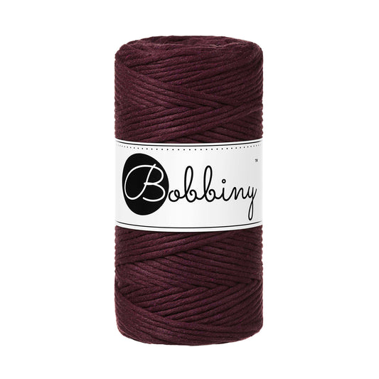 BURGUNDY Macrame cord 3mm