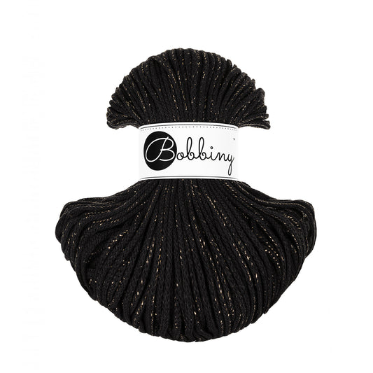 GOLDEN BLACKL Braided cord 3mm