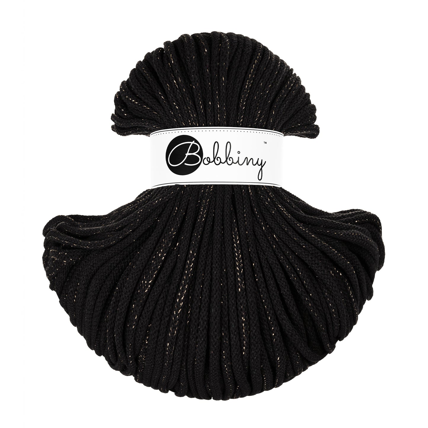 GOLDEN BLACK Braided cord 5mm