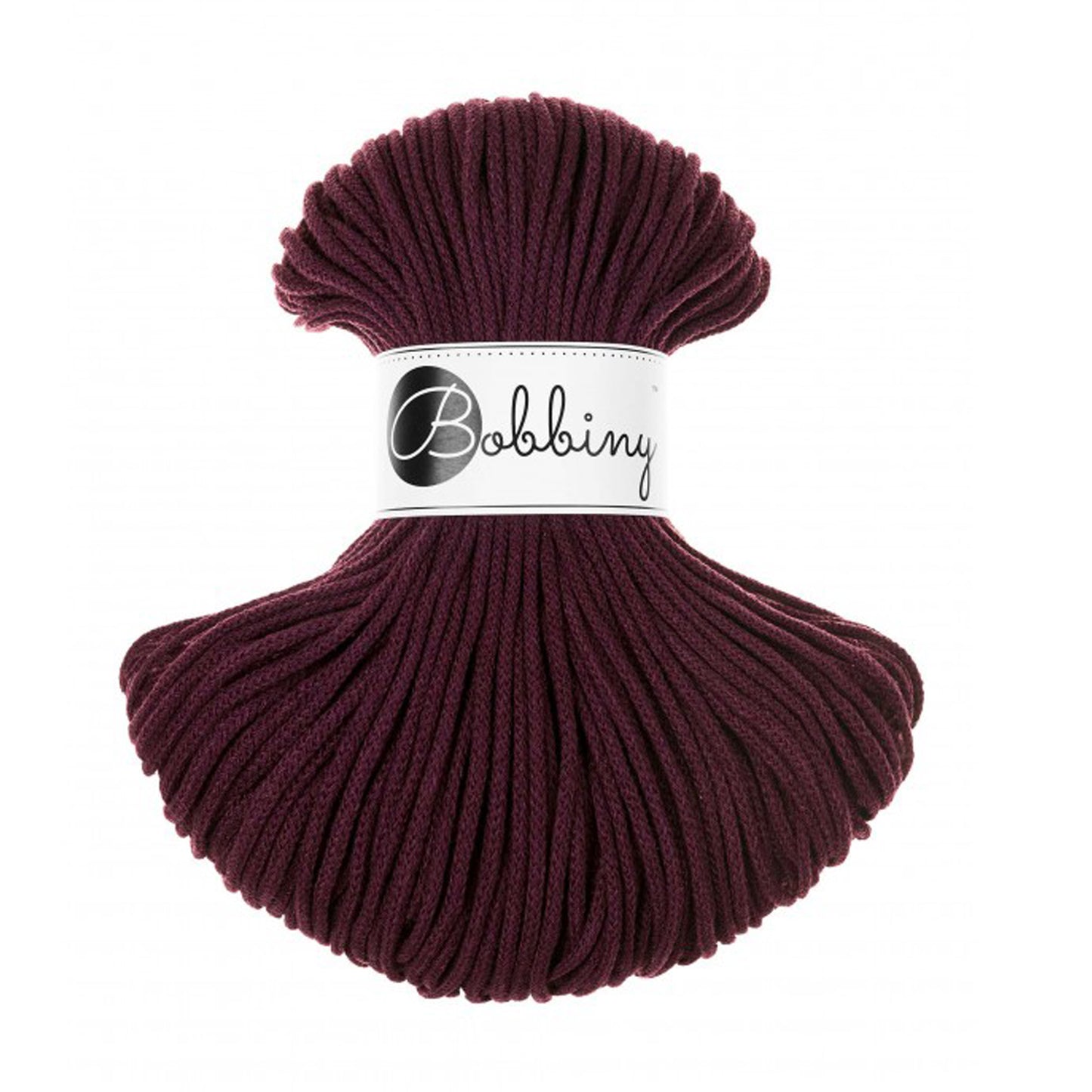 BURGUNDY  Braided cord 3mm